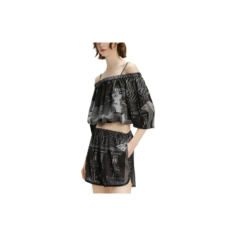 KARL LAGERFELD SS24 Camisole Women's Black-5