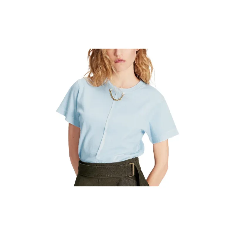 LOUIS VUITTON T Shirt Women's Light Blue-1