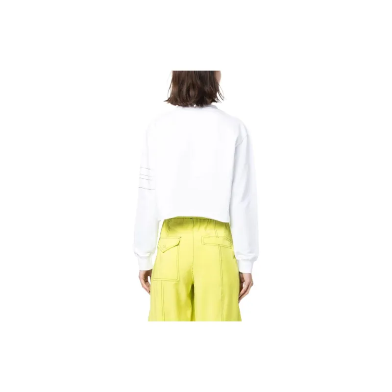 GCDS Studded logo Cropped Sweatshirt-3