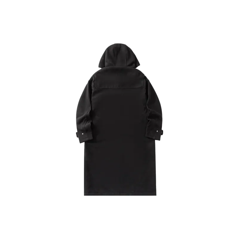 Suamoment Fall And Winter Vintage Casual Loose Fit Couple Coat Unisex-5