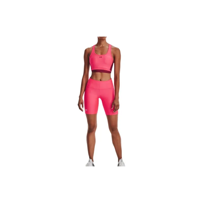 Under Armour HeatGear Yoga Shorts Women's Bright Pink-2