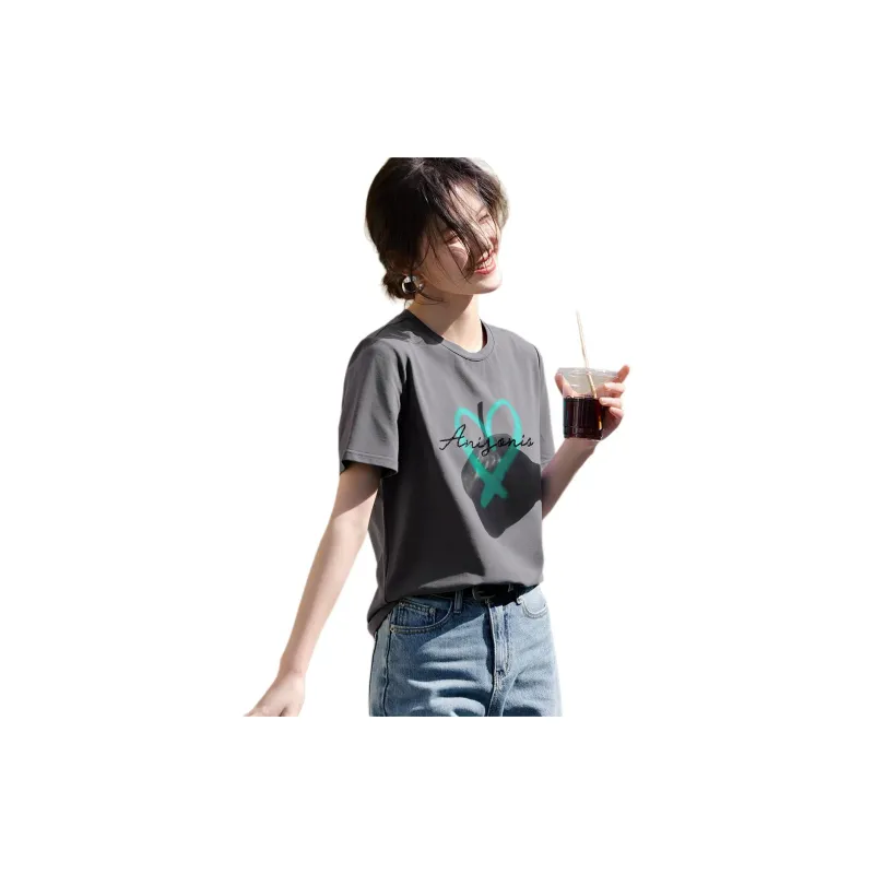 XWI T Shirts Women's Dark Gray-1