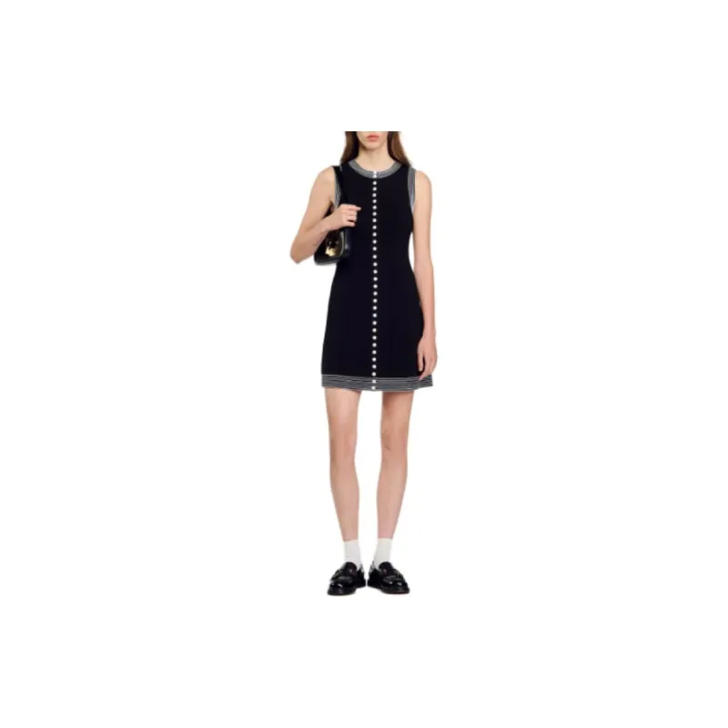 Sandro Button up Mini Dress-1