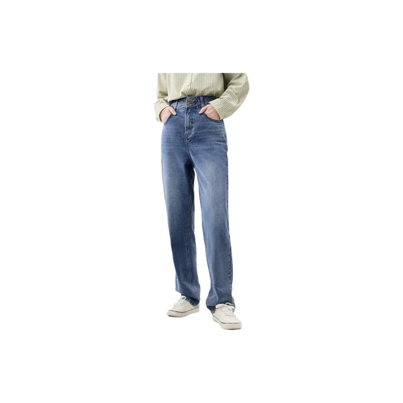 EICHITOO Jeans Women's Denim Blue-4