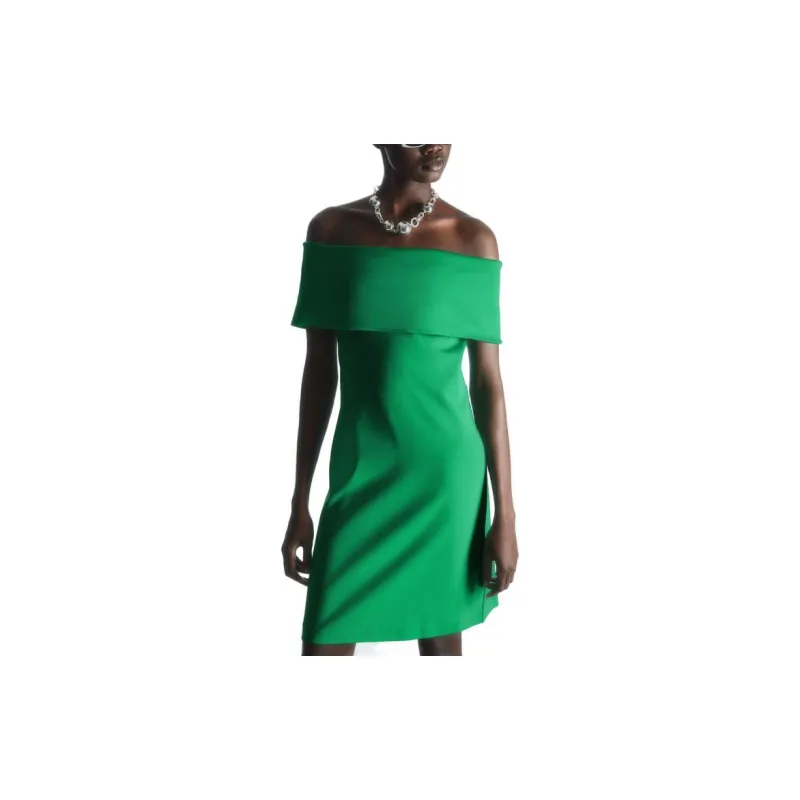 COS Short Sleeved Dresses Women's Green-1