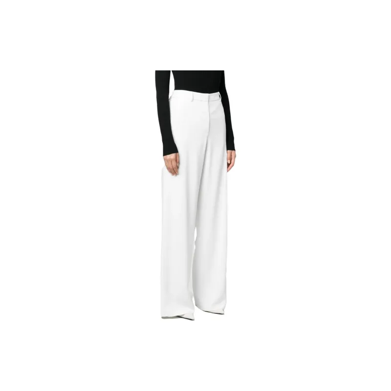 GIORGIO ARMANI Low Rise Wide Leg Loose Fit Trousers-3