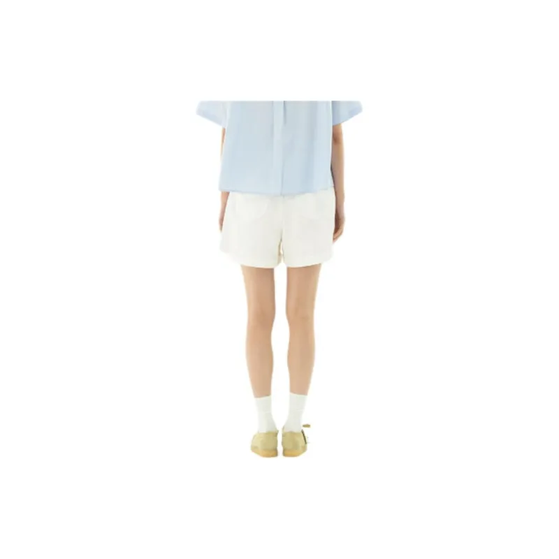 Lee Denim Shorts Women's White-2