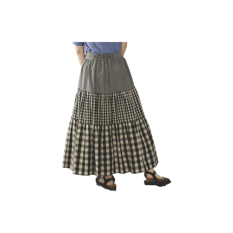 Beams Casual Long Skirts Women's Light Umber-3