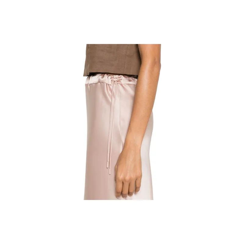 MaxMara Drawstring Midi Skirt-4