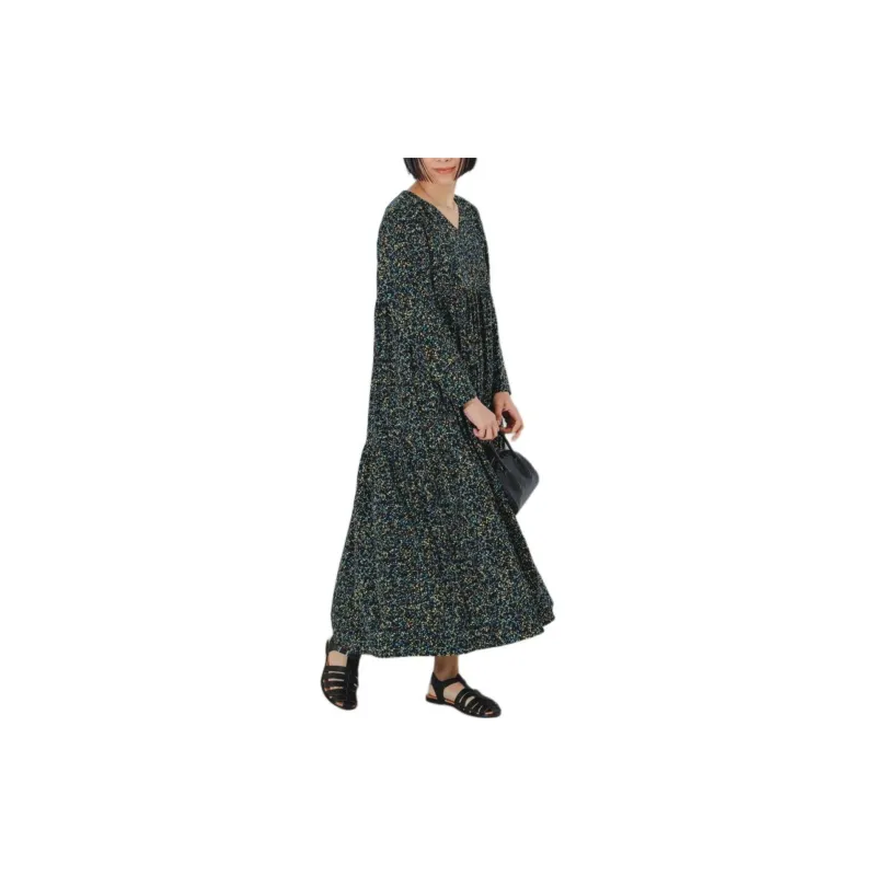 Beams Long Sleeved Dress Women's-6