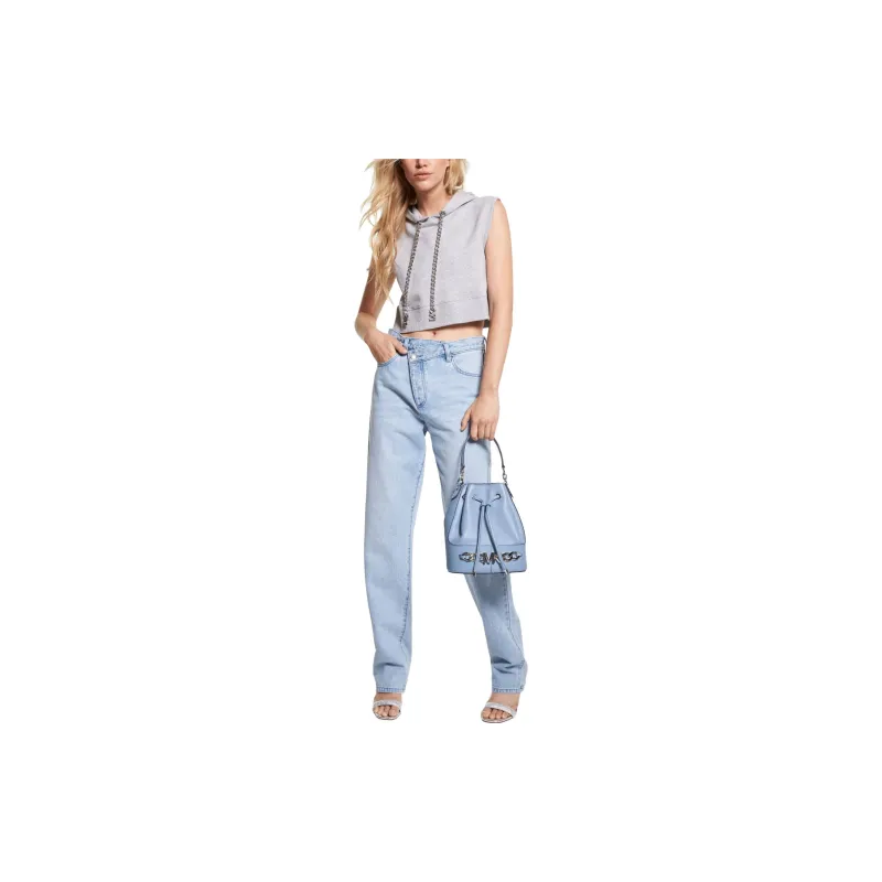 MICHAEL KORS Crop Tops Women's Gray-3