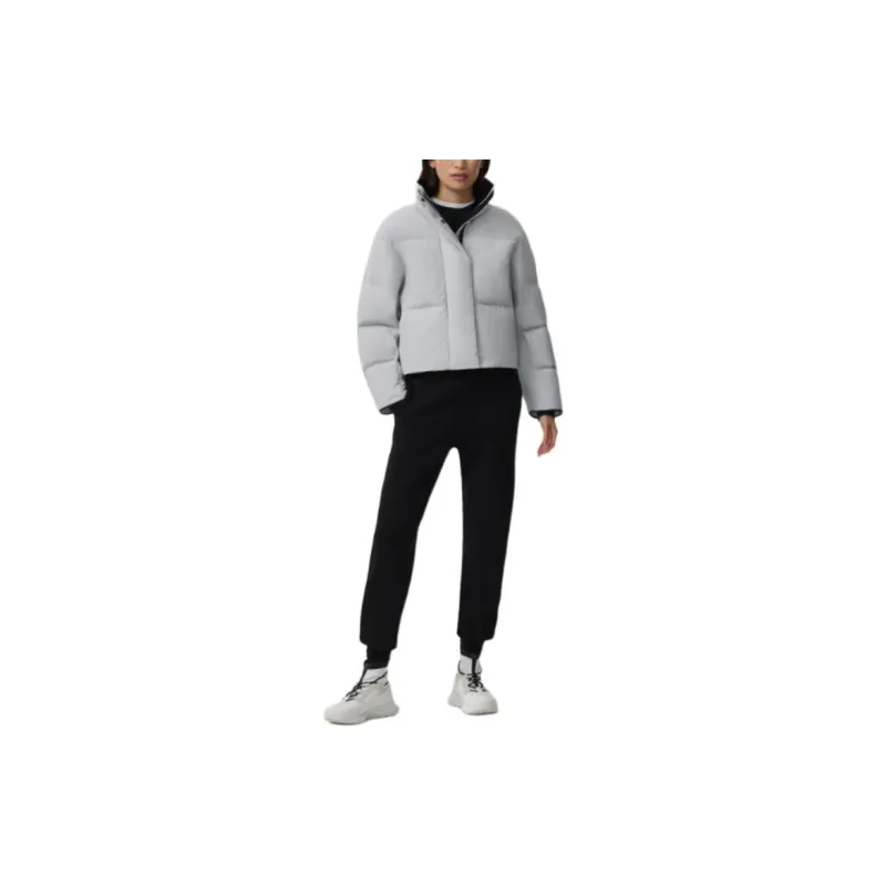 Canada Goose Black Label Grandview Cropped Jacket Silverbirch-3