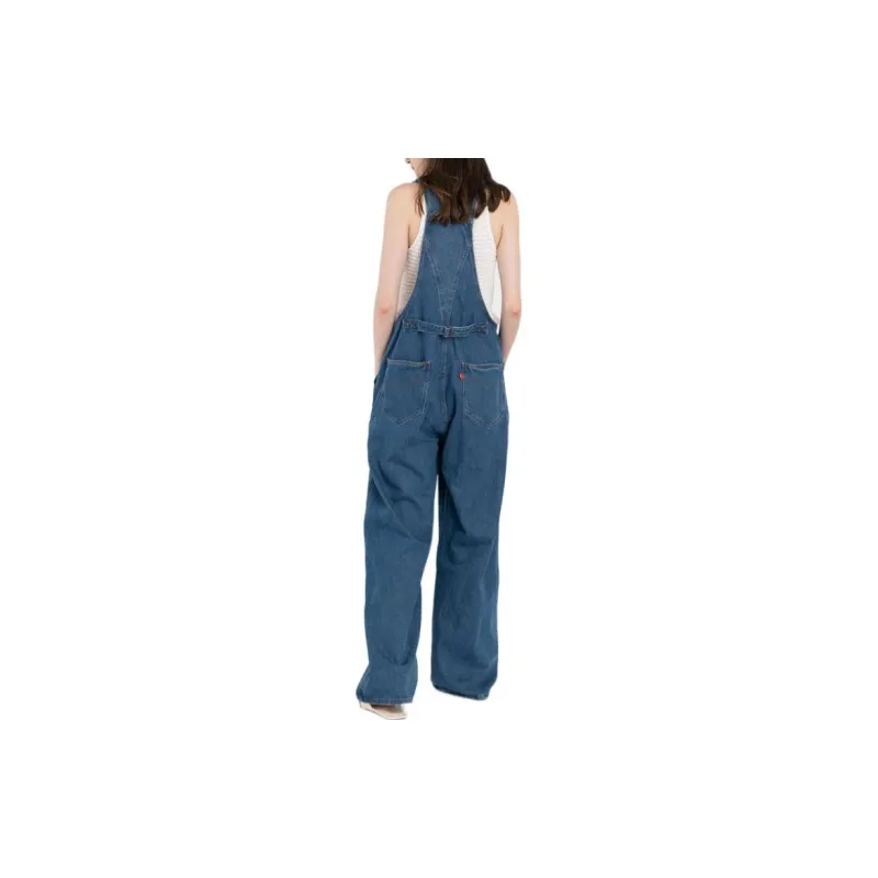 Levis Overalls Women's Blue-3