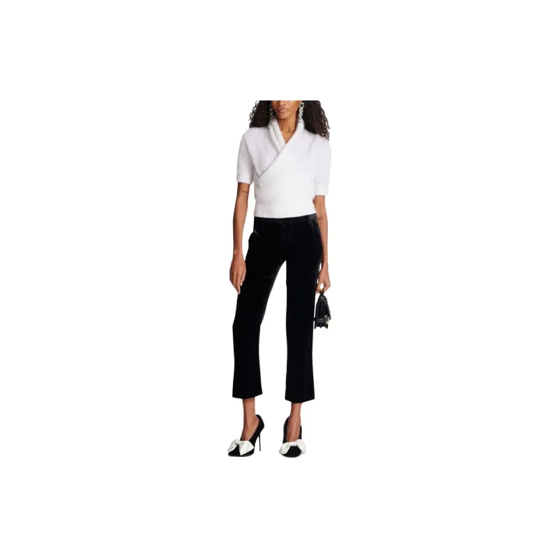 BALMAIN Velvet Trousers-2