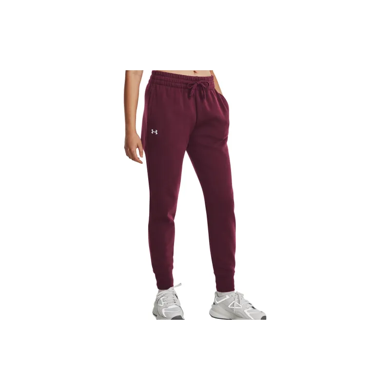 Under Armour Knitted Sweatpants Women's Burgundy-2