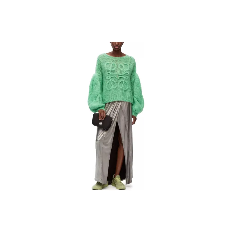 LOEWE Anagram Sweater 'Water Green'-1