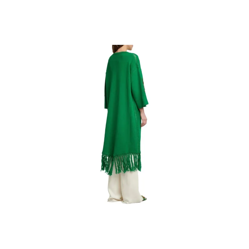 Valentino Long-Sleeved Dresses Women's Green-1