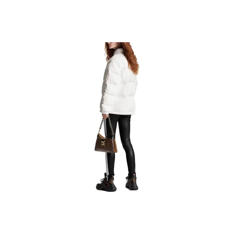 LOUIS VUITTON Monogram Accent Pillow Puffer Jacket-3