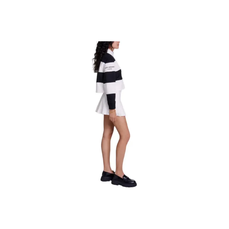 Maje Striped Polo Shirt-3