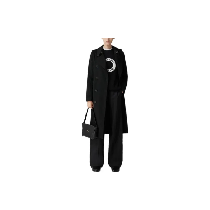 Burberry Trench Coat Women's Black-1