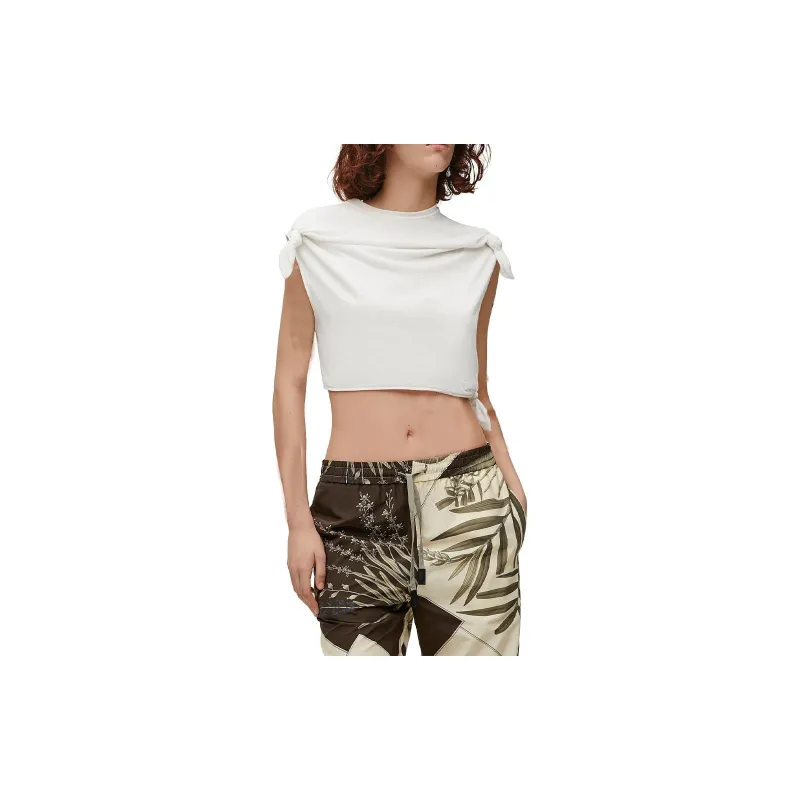 LOEWE SS24 Crop Top Women's White-2