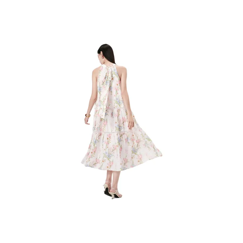 PEACEBIRD x Daria Song Sleeveless Dress Women's Multicolor Pattern-2