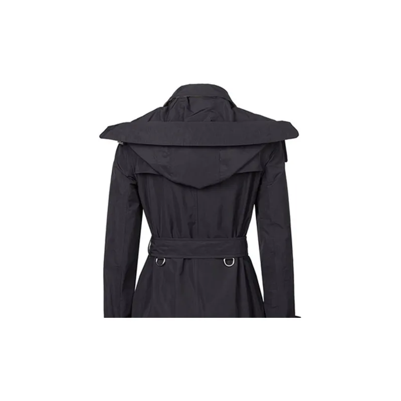 Burberry Trench Coat Women's Black-2