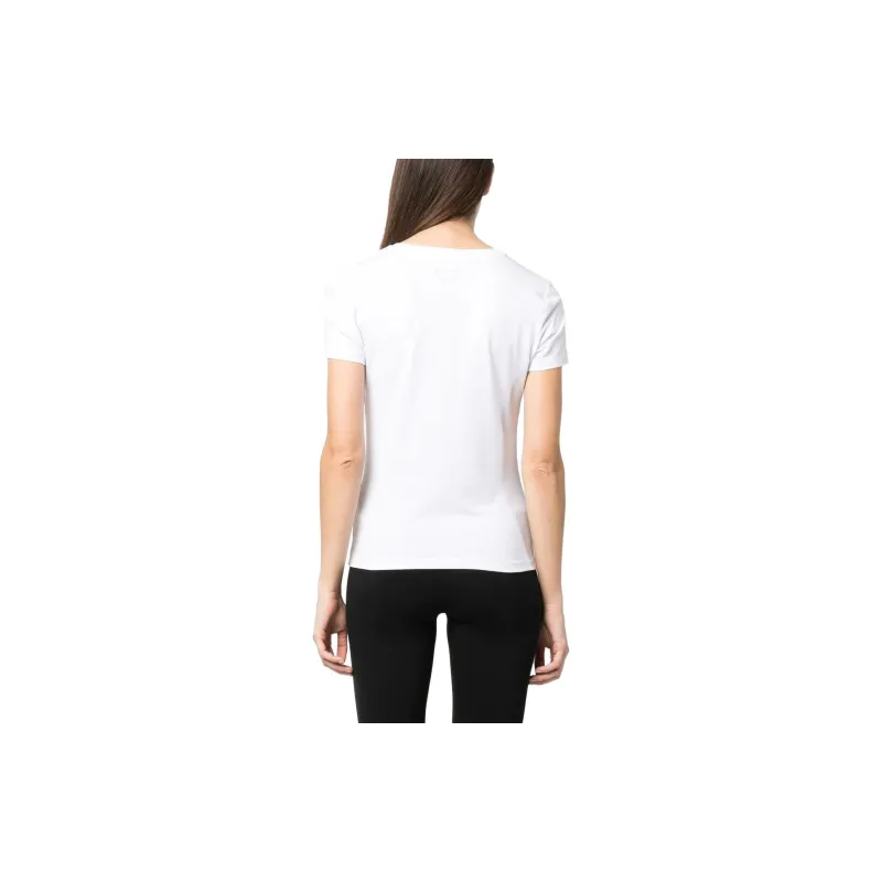 Ea7 EMPORIO ARMANI Solid Cotton modal T shirt-2