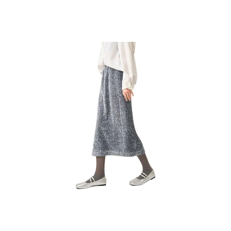 Bethine Casual Long Skirt Women's-3