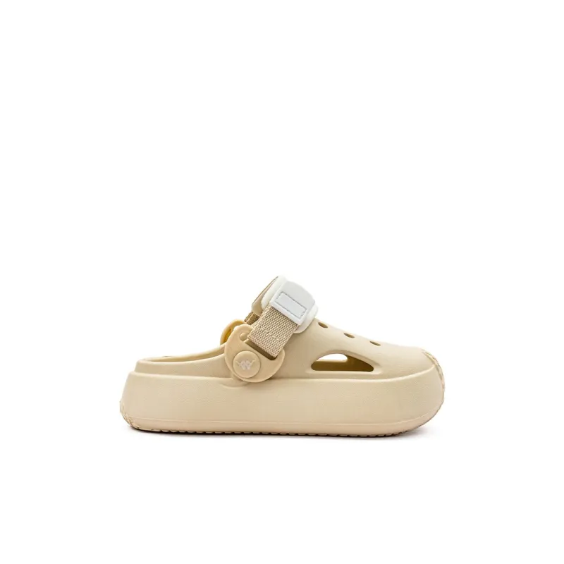KAPPA KIDS Slip Resistant Anti Kick Cushioning Kids' Slippers Beige Kids'-1