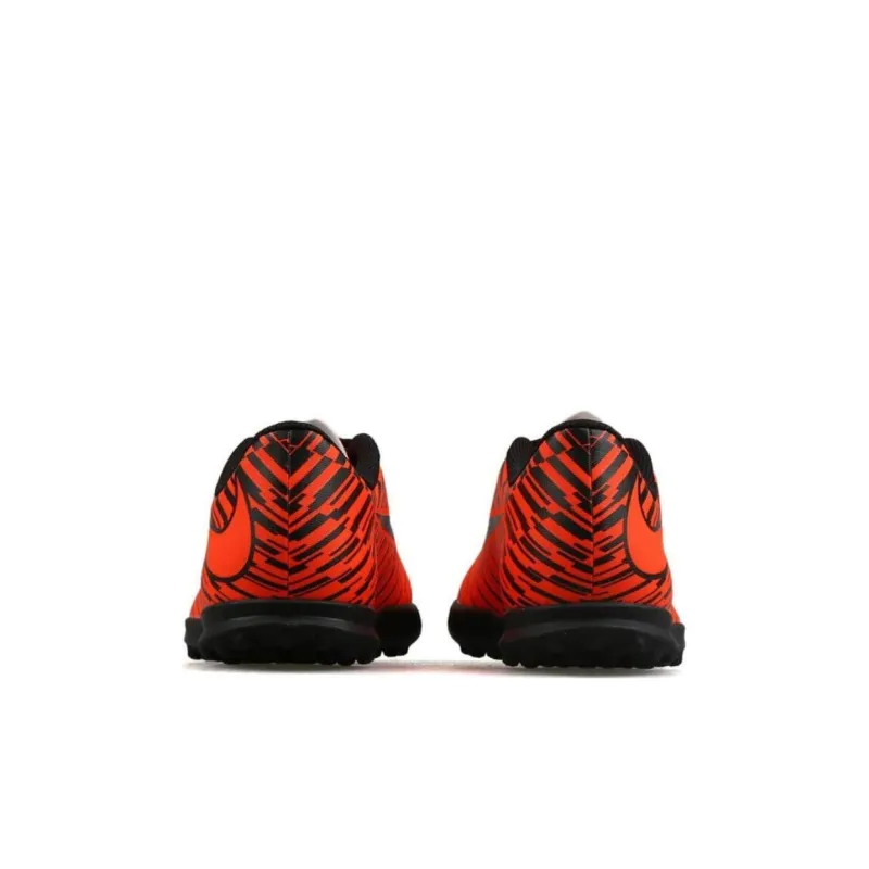 Nike Bravata 2 TF Slip-Resistant Cushioning Low-Top Soccer Shoes Orange Black Kids'-3