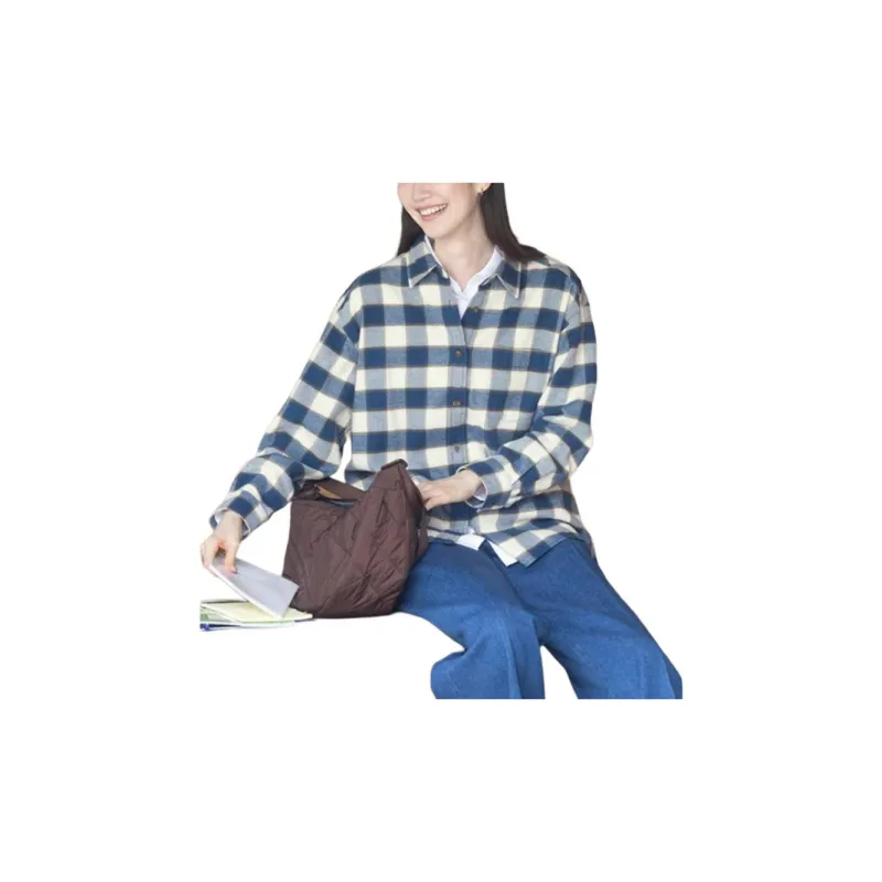 UNIQLO Shirts Women's Sea Blue-3