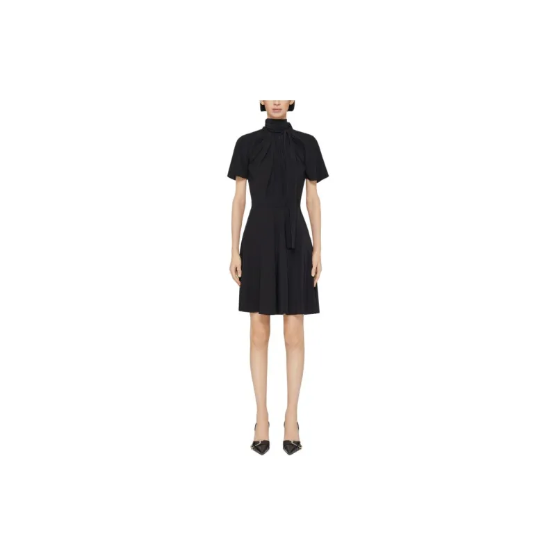 Givenchy Pussy bow Collar Silk Mini Dress-1