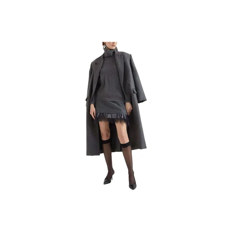 Brunello Cucinelli Couture Zipped Mini Skirt-4