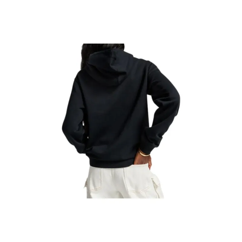 Converse Y2K Heart Pullover Hoodie Sweatshirt Women's Black-2