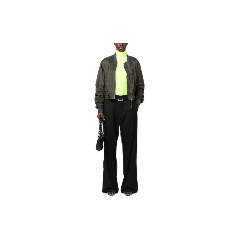 DIESEL Crop Tops Women's Neon Green-2