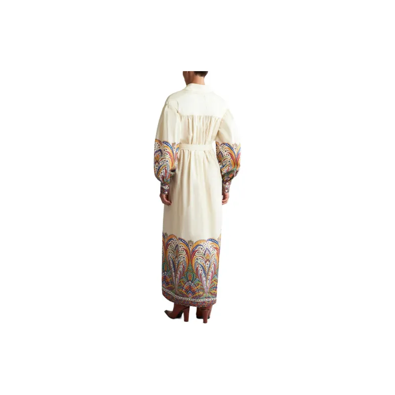 ETRO Paisley print Cotton Shirt Dress-3