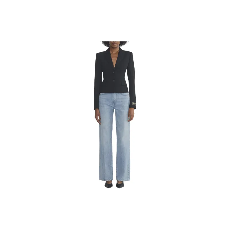 ARITZIA Denim Forum The Farrah Hi-Rise Wide Jean Jeans Women's 7 Years Blue Taboo/Blue Forbidden-2