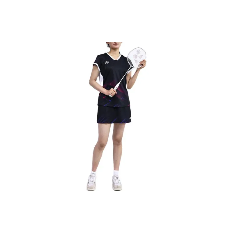 YONEX Regular T Shirt Women's Clear Bright Red-5