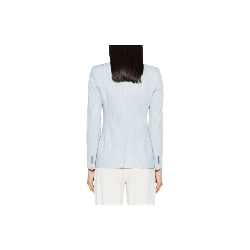 Tagliatore Single-breasted Denim Blazer-2