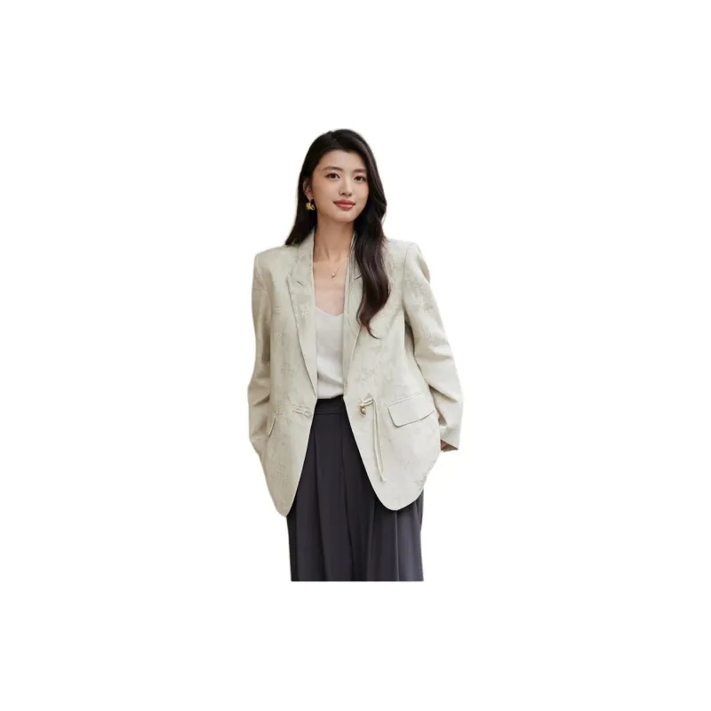 Yi Mengyuan Business Suit Women's Cream Apricot-1
