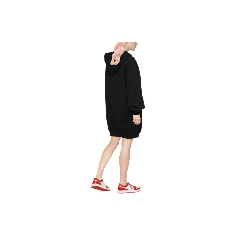 MOSCHINO Logo Print Hooded Dress-2