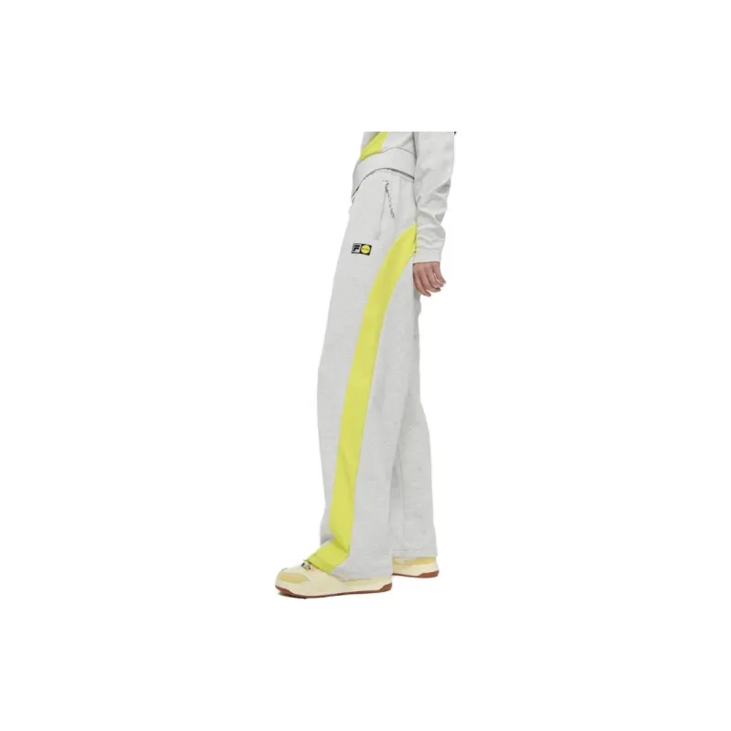 FILA FUSION FILA FUSION X BEAMS Co branded Series Casual Pants Women's Gray-4