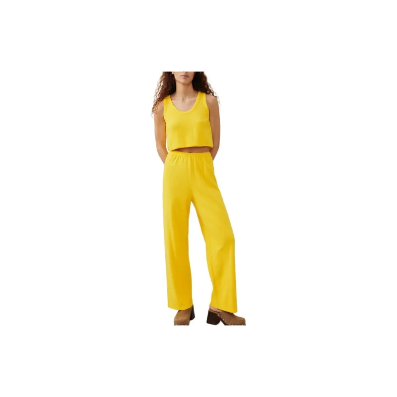 AMERICAN VINTAGE A.M SS24 Tank Tops Women's Yellow-1