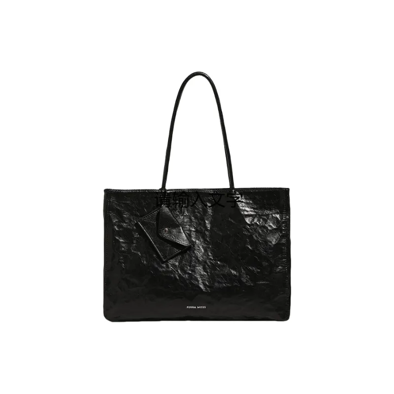 DALO Pu Shoulder Bag Handbag Women's Black/Milk White-0