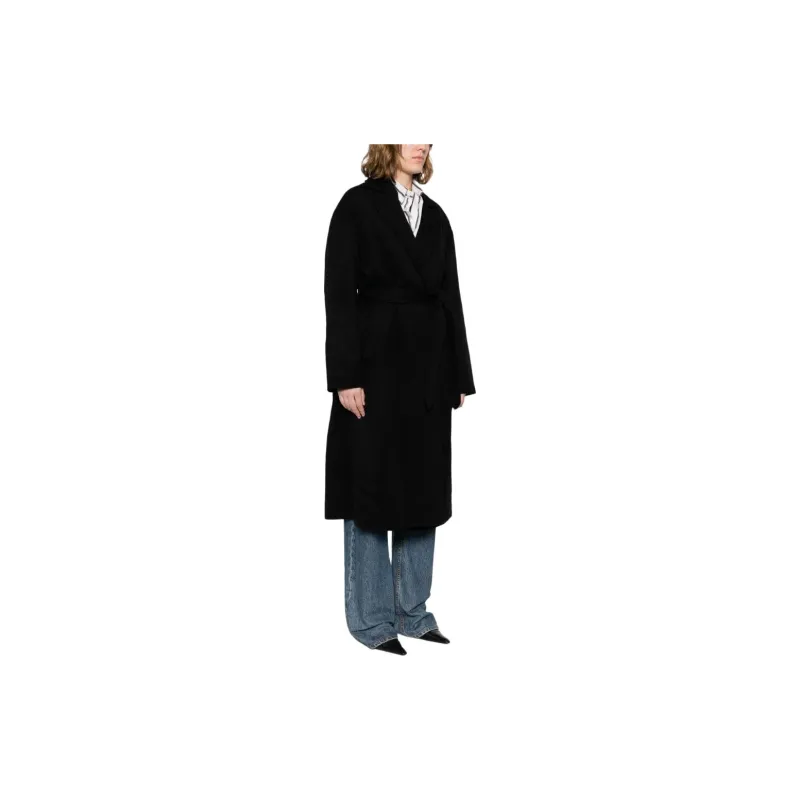 NILI LOTAN Fabien Belted Wrap Maxi Coat-3