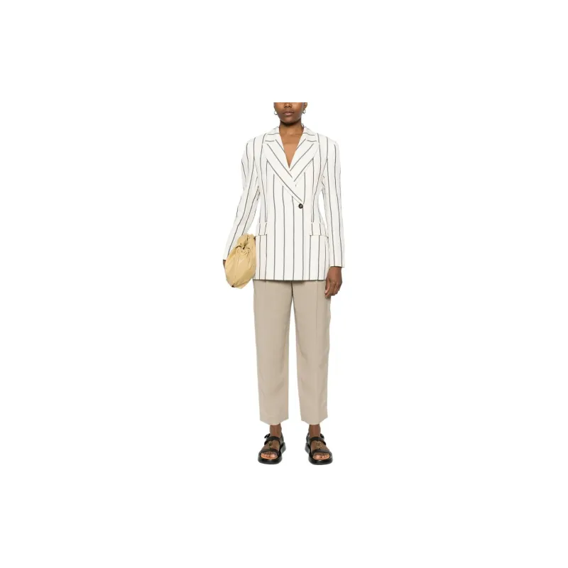 Brunello Cucinelli Cropped Tapered Trousers-1