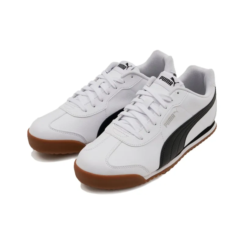 PUMA Turino Cushioning Anti Slip And Wear Resistant Low Top Running Shoes Men's White-3