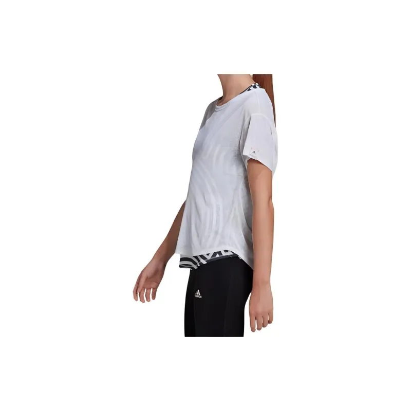 Adidas T Shirts Women's White-3
