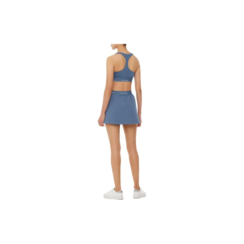 CALVIN KLEIN Casual Short Skirts Women's Blue-5